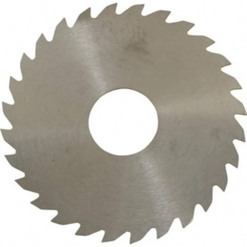 RobbJack 2-1/4 x 0.04, 5/8 Arbor, 28-Tooth Solid Carbide Slitting & Slotting Saw Uncoated, RH Cut, Straight Teeth, Co...